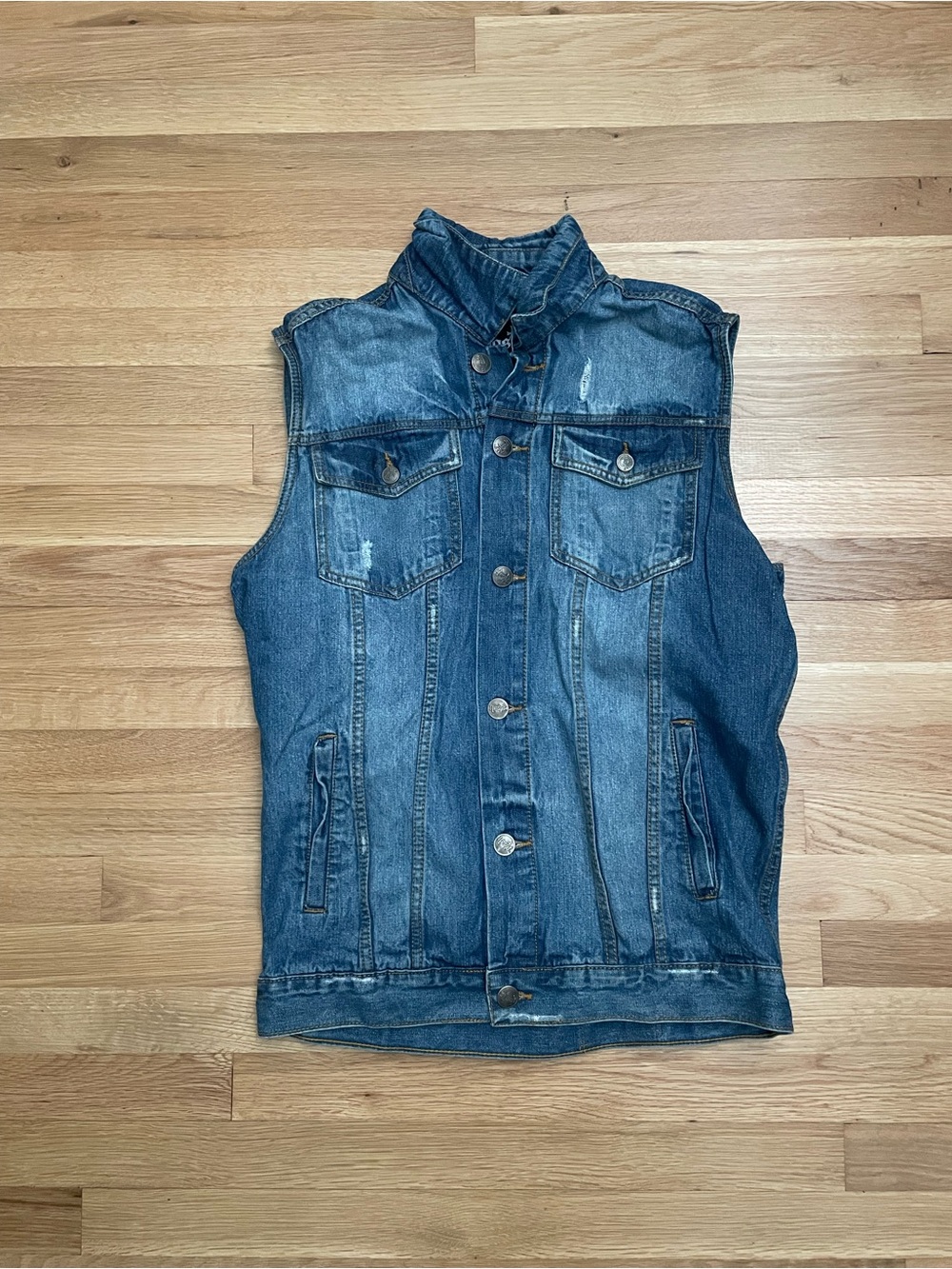 Men's Nostic Sleeveless Denim Vest XL